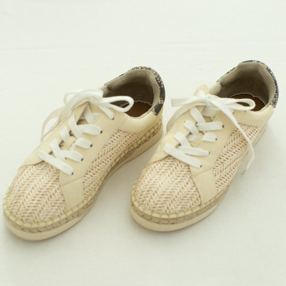 Rattan Braided Sneakers, Size 6.5 - Picture 5 of 7